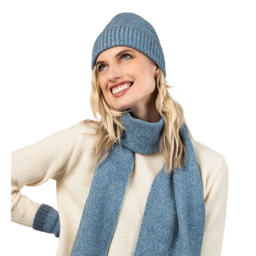 Brushtail Moss Stitch Plated Beanie